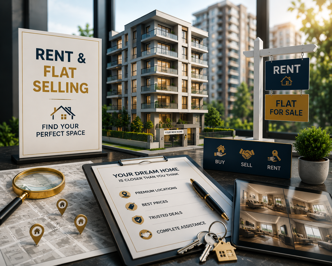 Rent & Flat Selling Services